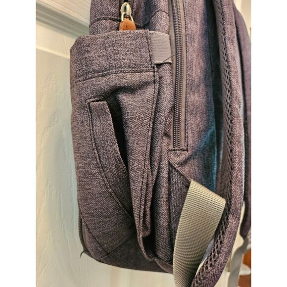 Ruvalino Diaper Bag Grey Gender Neutral Backpack Bag - Picture 5 of 13